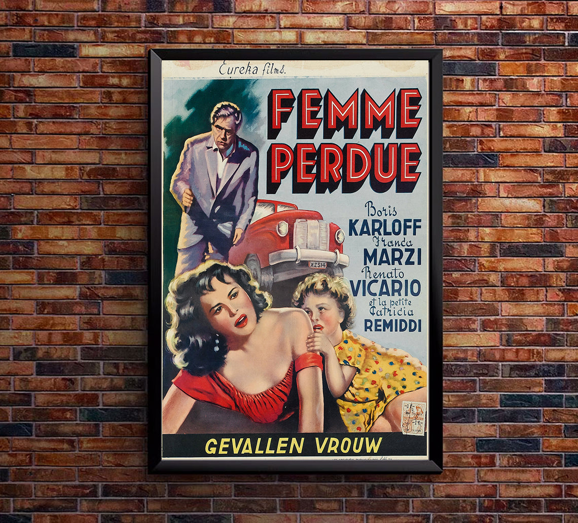 Il mostro dell'isola 1954 - Belgium - v1 - Classic Movie Poster