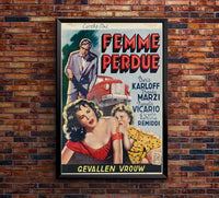 Il mostro dell'isola 1954 - Belgium - v1 - Classic Movie Poster