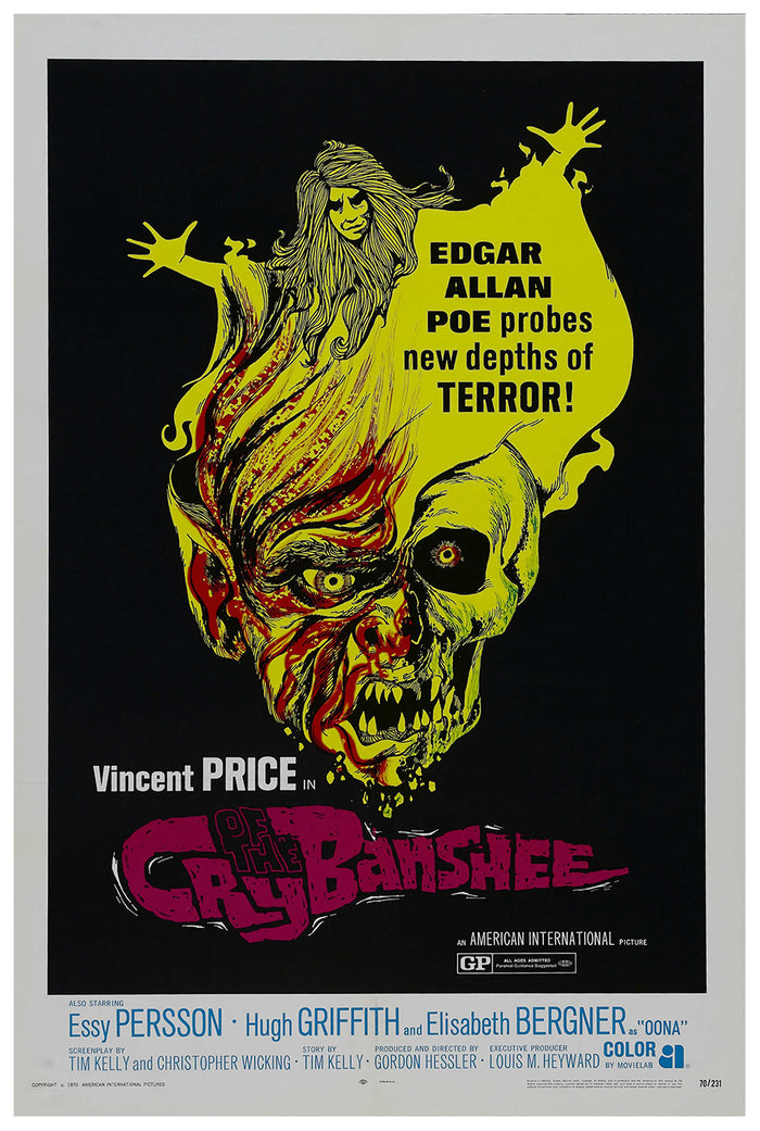 Cry of the Banshee 1970 - US - v1 - Classic Movie Poster