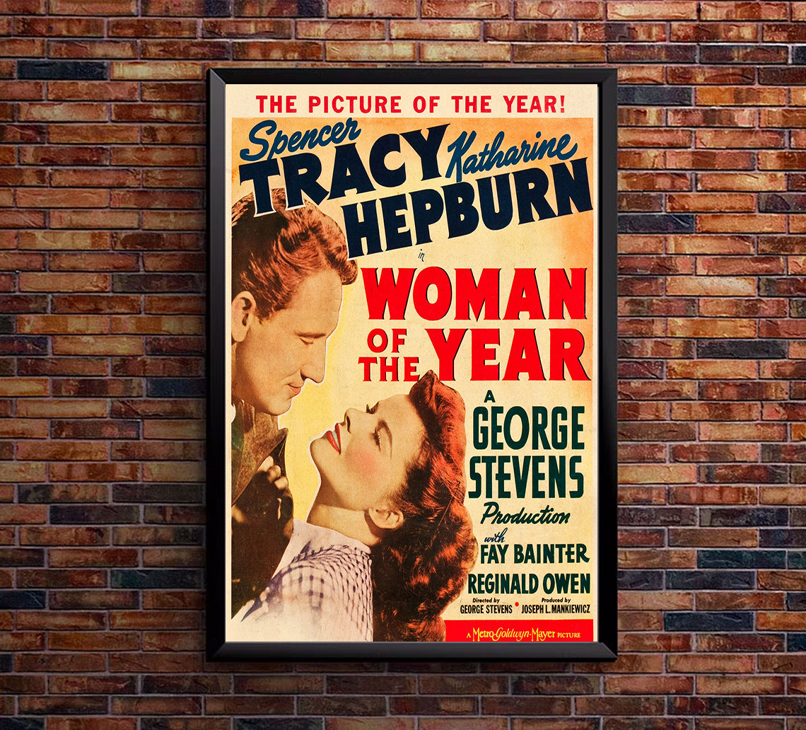 Woman of the Year 1942 - US - v5 - Classic Movie Poster