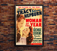 Woman of the Year 1942 - US - v5 - Classic Movie Poster