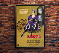 Lady L 1965 - Paul Newman - Denmark - Classic Movie Poster