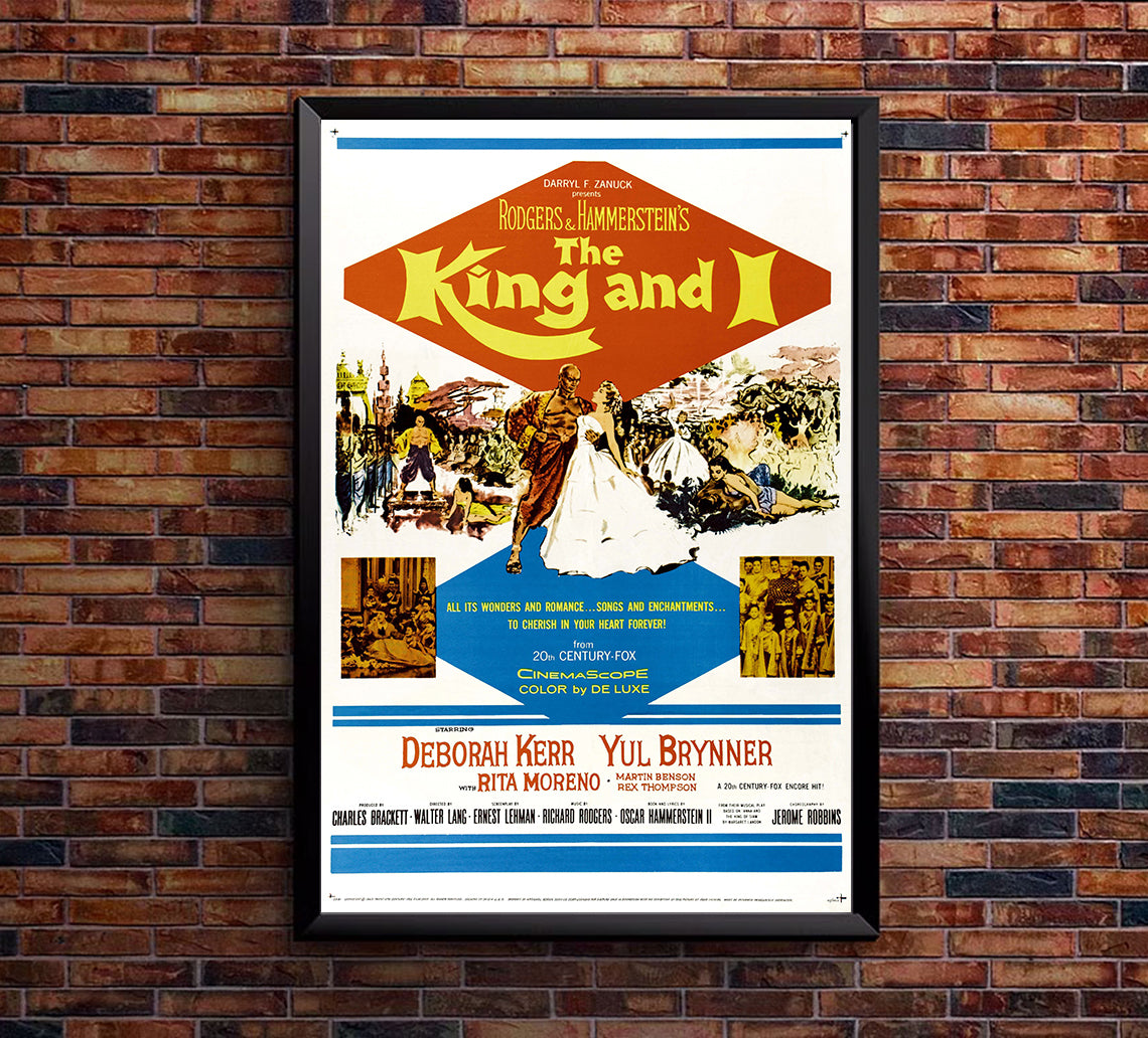 The King and I 1956 - US - v1 - Classsic Movie Poster