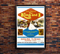 The King and I 1956 - US - v1 - Classsic Movie Poster