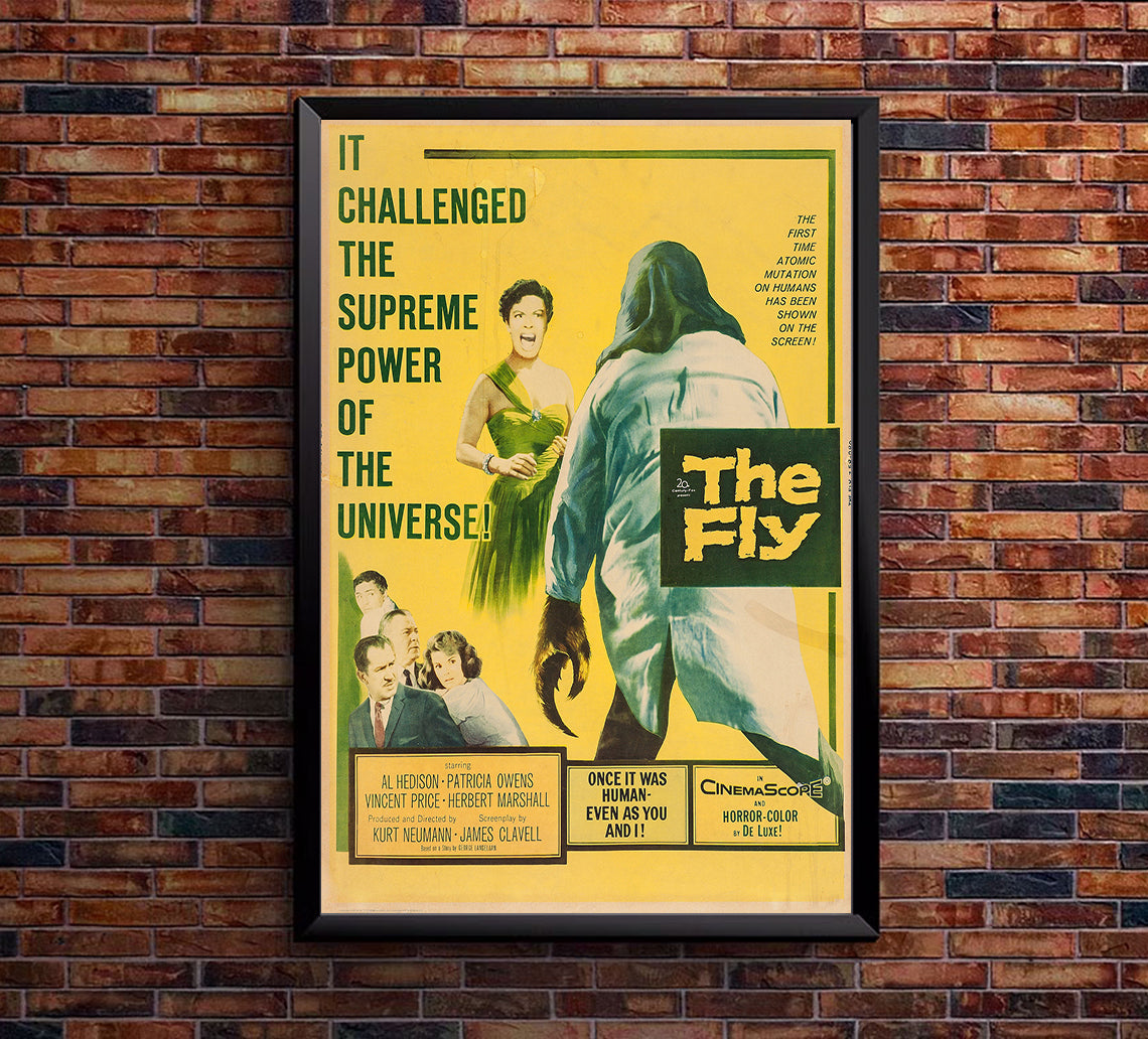 The Fly 1958 - US - v2 - Classic Movie Poster