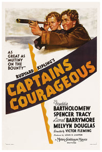 Captains Courageous 1937 - United Kingdom - v1 - Classic Movie Poster