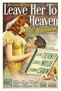 Leave Her to Heaven 1945 - US - v1 - Classic Movie Poster