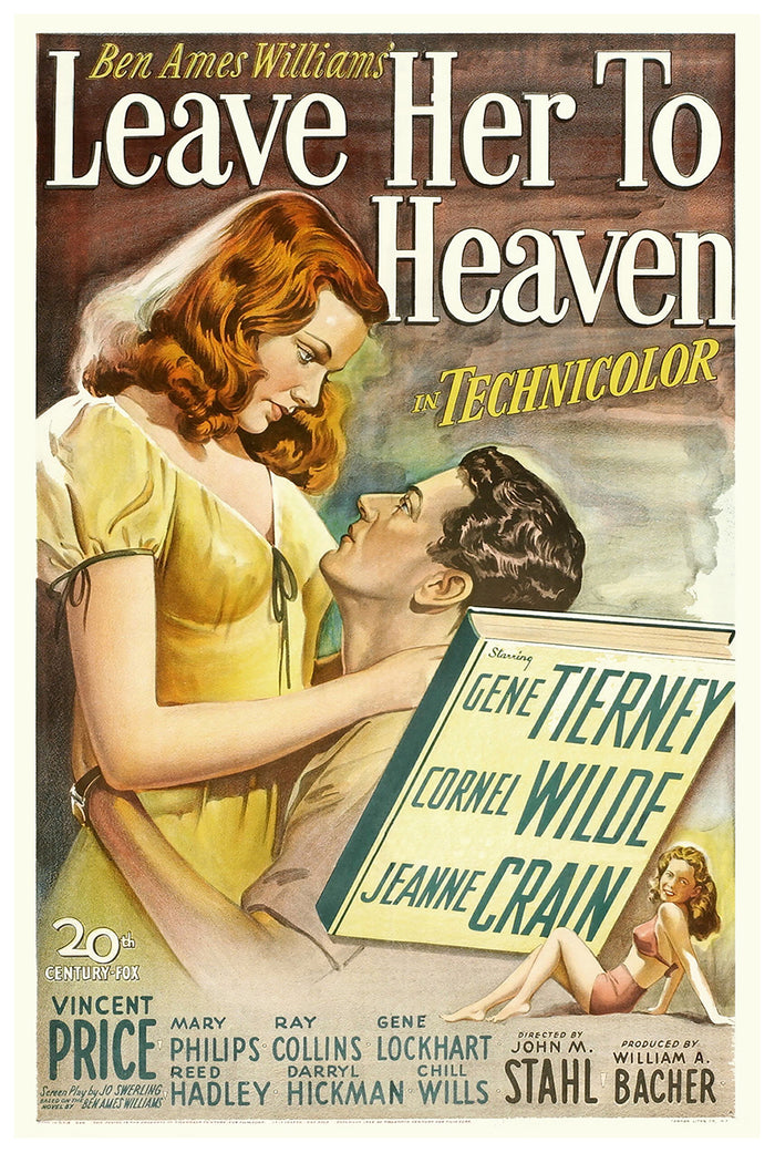 Leave Her to Heaven 1945 - US - v1 - Classic Movie Poster