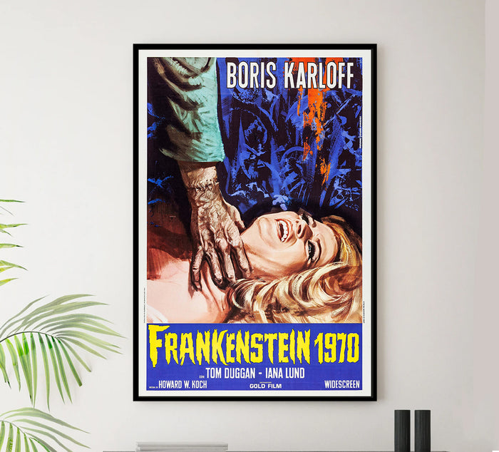 Frankenstein - 1970 1958 - Italy - v2 - Classic Movie Poster