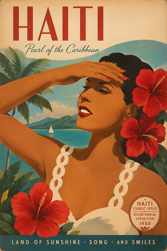 Haiti - Come to Haiti - Vintage Tourism Travel Poster