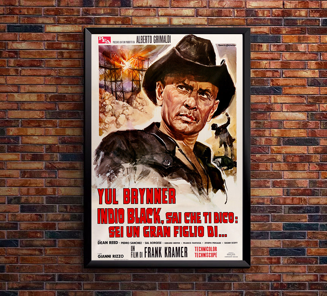 Indio Black, sai che ti dico Sei un gran figlio di...mo... 1970 - Italy - v2 - Classsic Movie Poster