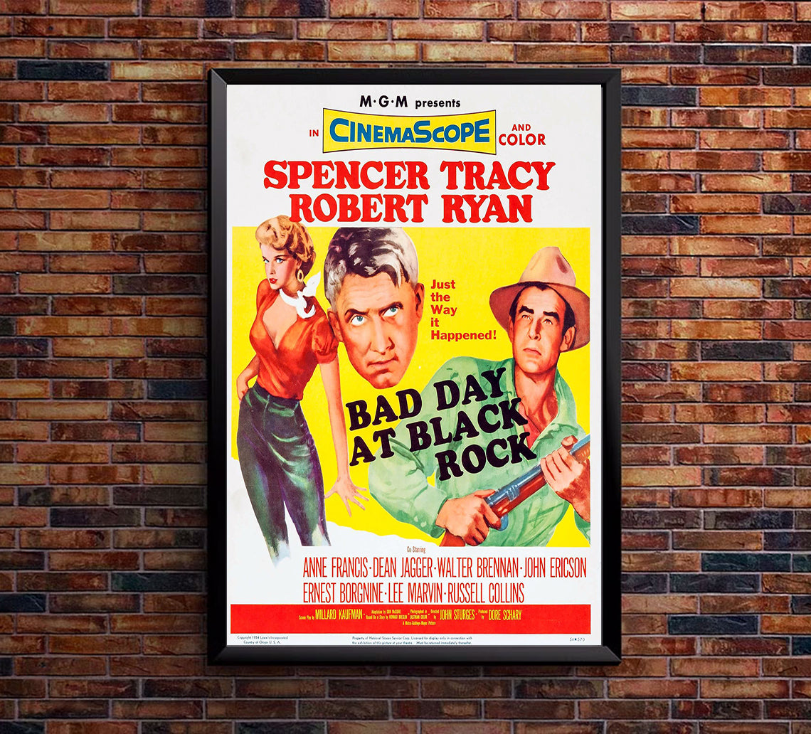 Bad Day at Black Rock 1955 - US - v3 - Classic Movie Poster
