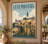 Luxembourg - Tourism - v1 - Vintage Travel Poster