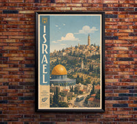 Israel - Tourism - v1 - Vintage Travel Poster