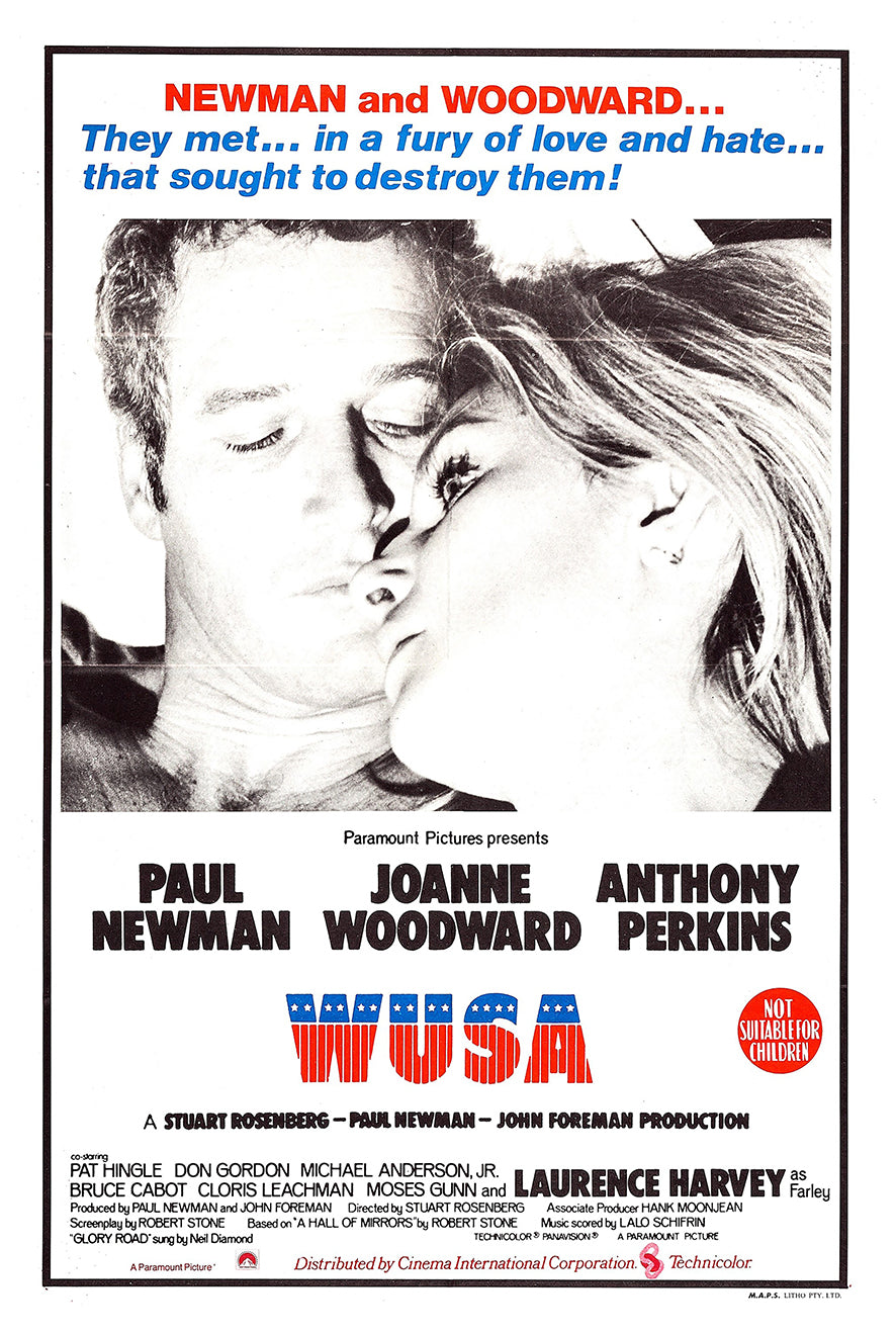WUSA 1970 - Paul Newman - Australia (2) - Classic Movie Poster