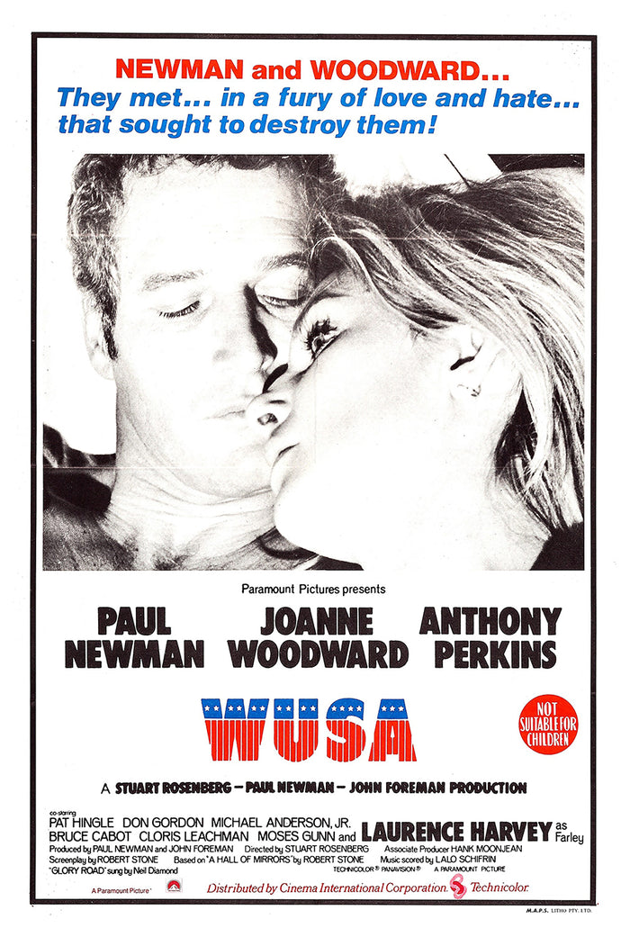 WUSA 1970 - Paul Newman - Australia (2) - Classic Movie Poster