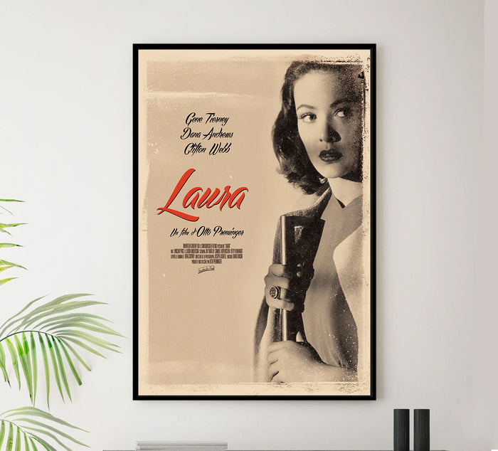 Laura 1944 - France - v3 - Classic Movie Poster