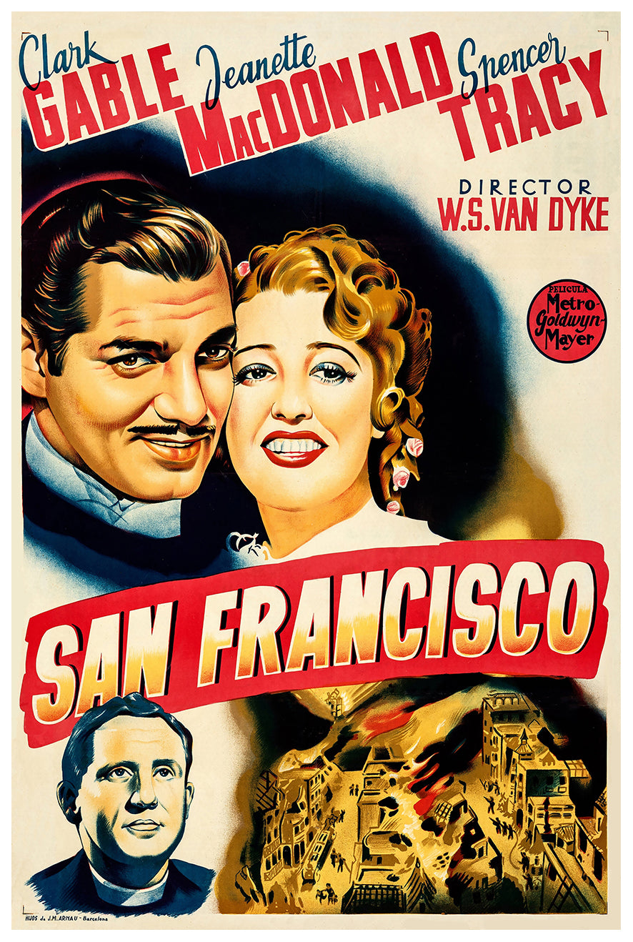 San Francisco 1936 - Spain - v2 - Classic Movie Poster