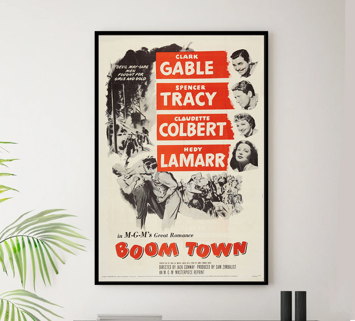 Boom Town 1940 - US - v2 - Classic Movie Poster