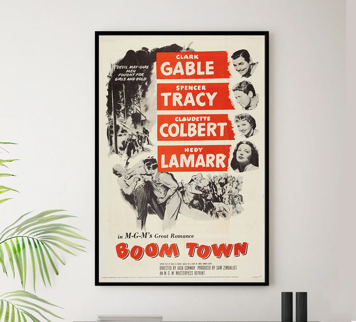 Boom Town 1940 - US - v2 - Classic Movie Poster