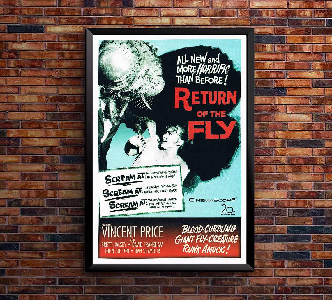 Return of the Fly 1959 - US - v2 - Classic Movie Poster