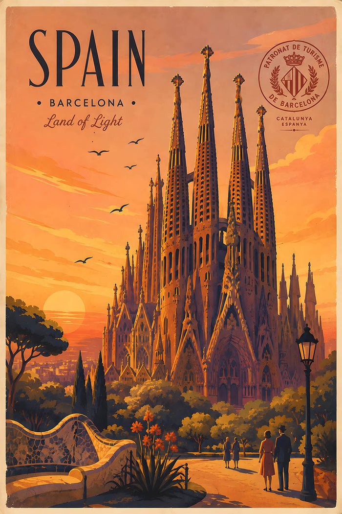 Spain 2 - Tourism - v1 - Vintage Travel Poster