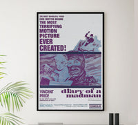 Diary of a Madman 1963 - US - v1 - Classic Movie Poster