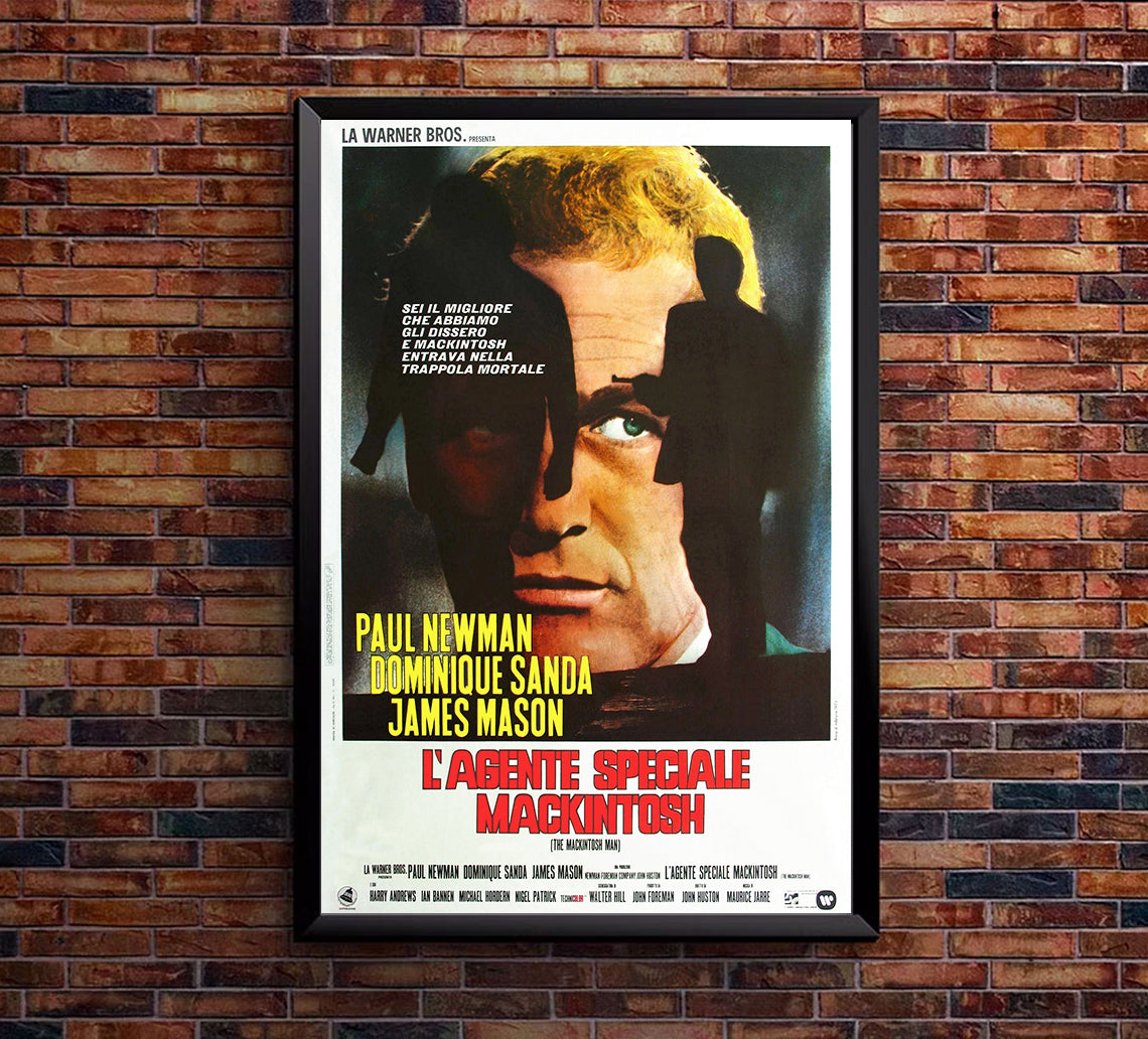 The MacKintosh Man 1973 - Paul Newman - Italy - Classic Movie Poster