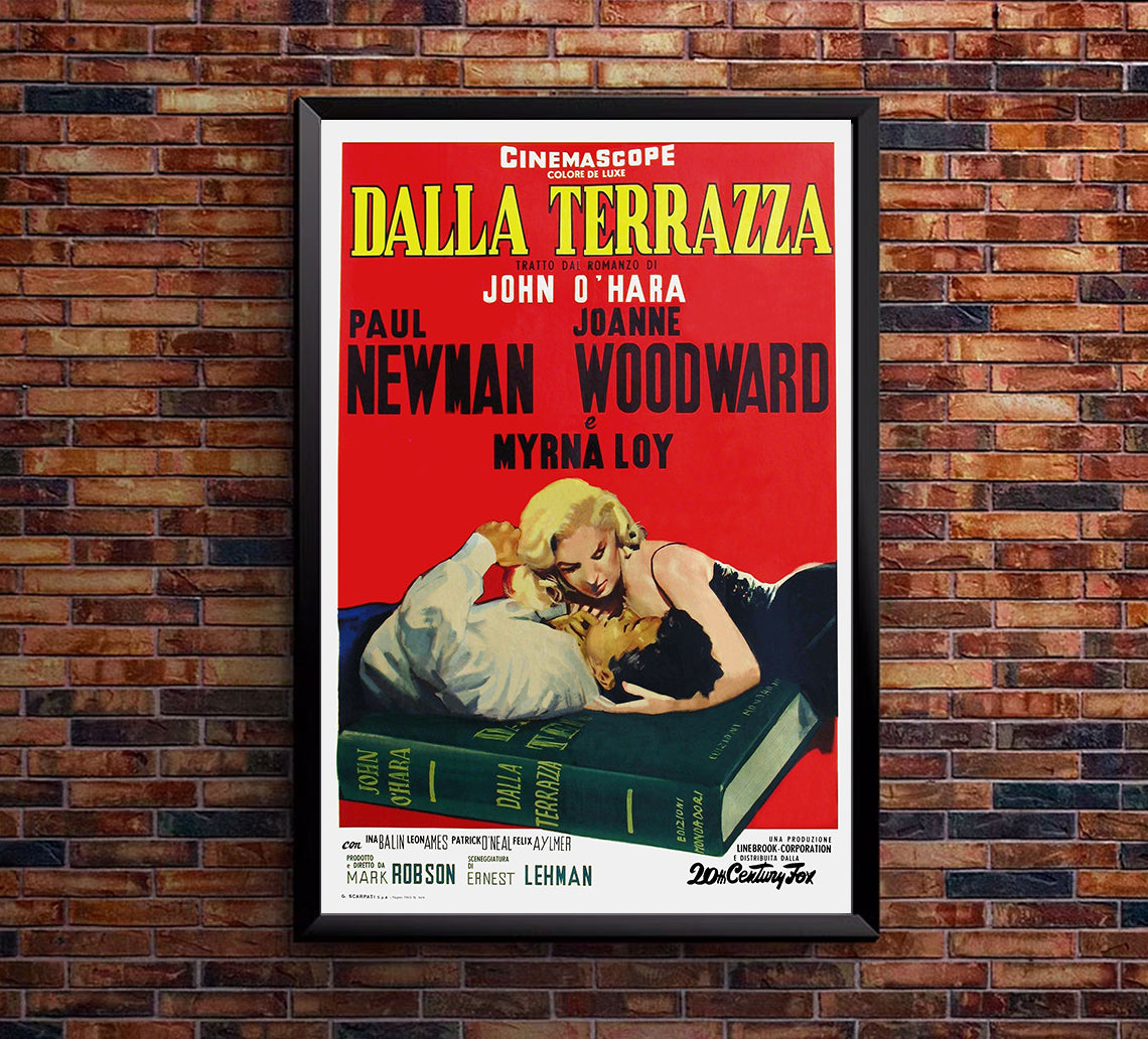 From the Terrace 1960 - Paul Newman - Italy - Classic Movie Poster