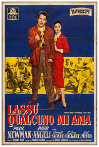 Somebody Up There Likes Me 1956 - Paul Newman - Italy - Classic Movie Poster