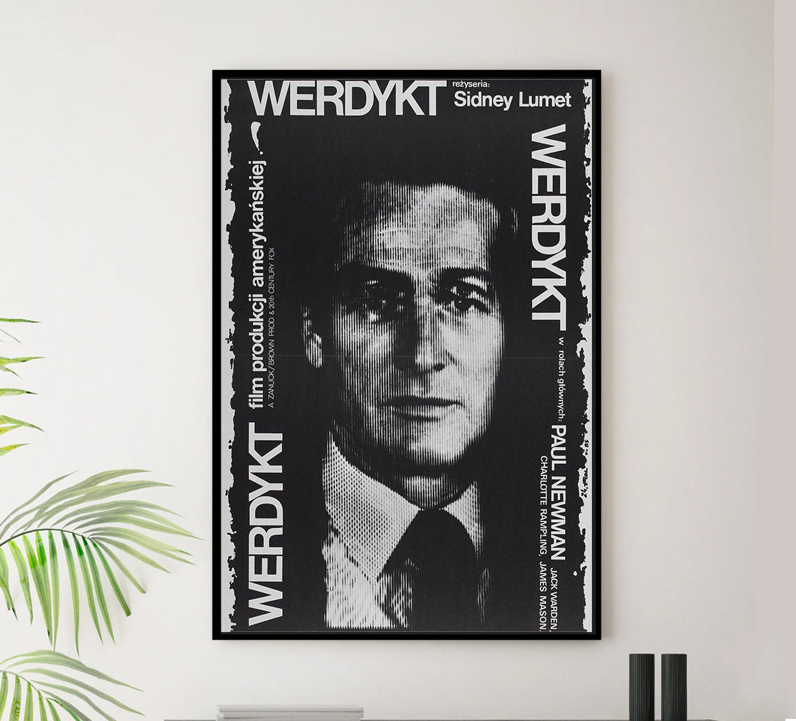 The Verdict 1982 - Paul Newman - Poland - Classic Movie Poster