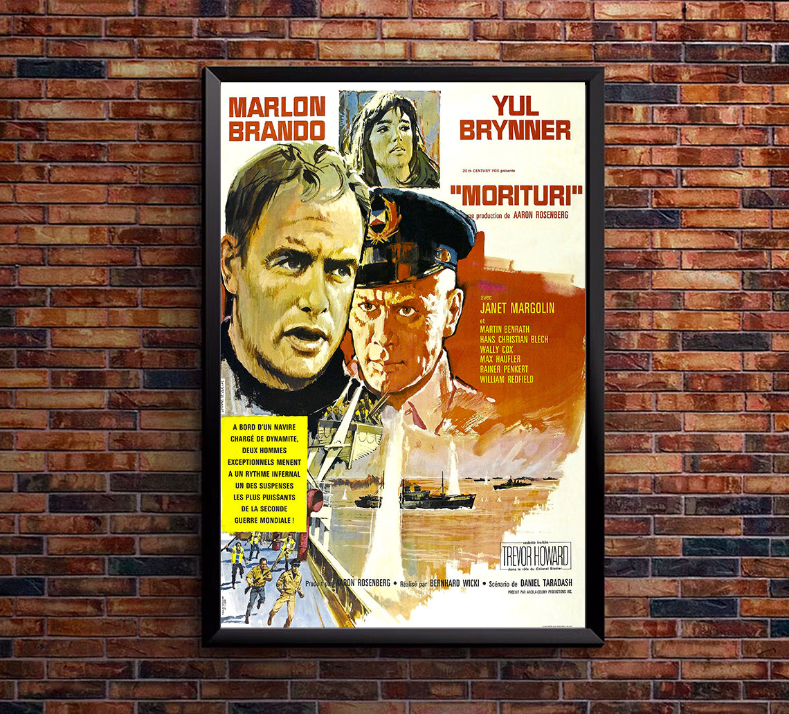 Morituri 1965 - France - v1 - Classsic Movie Poster