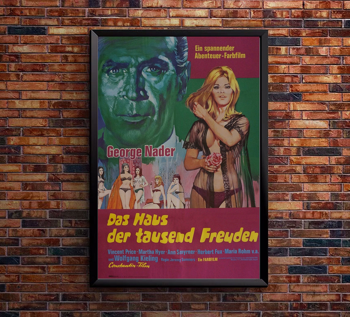 The House of 1000 Dolls 1967 - Germany - v1 - Classic Movie Poster