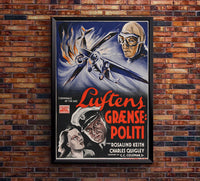 Criminals of the Air 1937 - Rita Hayworth - Denmark - Classic Movie Poster