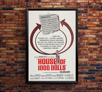 The House of 1000 Dolls 1967 - US - v1 - Classic Movie Poster