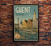 Belgium - Tourism - v1 - Vintage Travel Poster