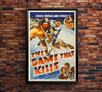 The Game That Kills 1937 - Rita Hayworth - US - Classic Movie Poster
