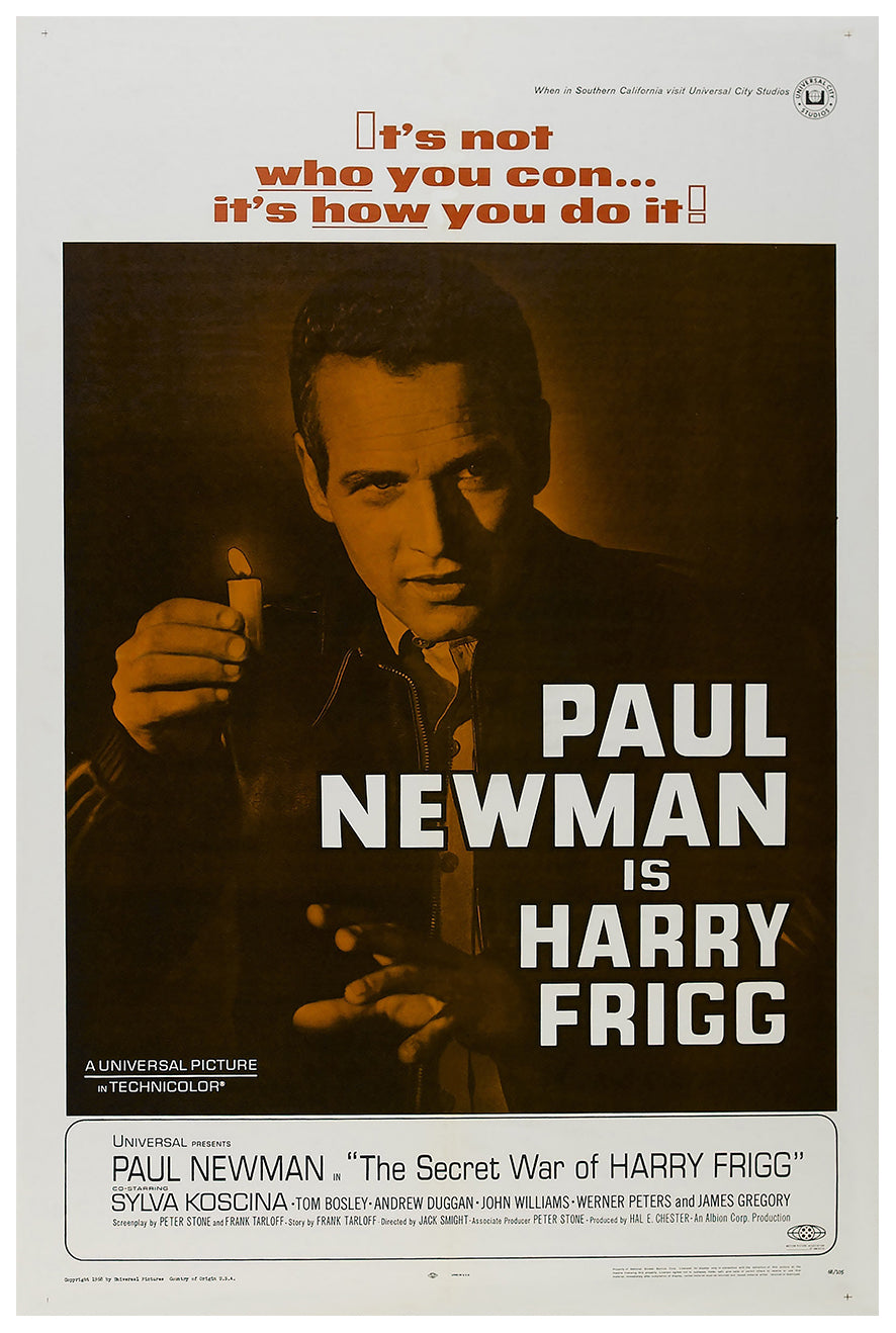 The Secret War of Harry Frigg 1968 - Paul Newman - US (2) - Classic Movie Poster