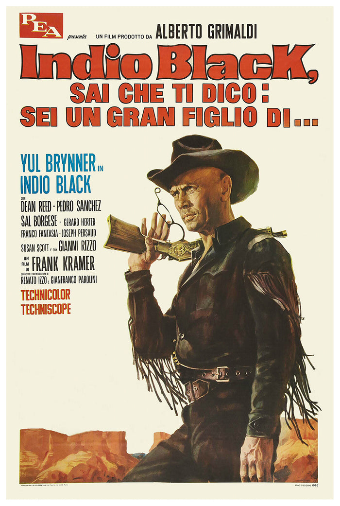 Indio Black, sai che ti dico Sei un gran figlio di...mo... 1970 - Italy - v1 - Classsic Movie Poster