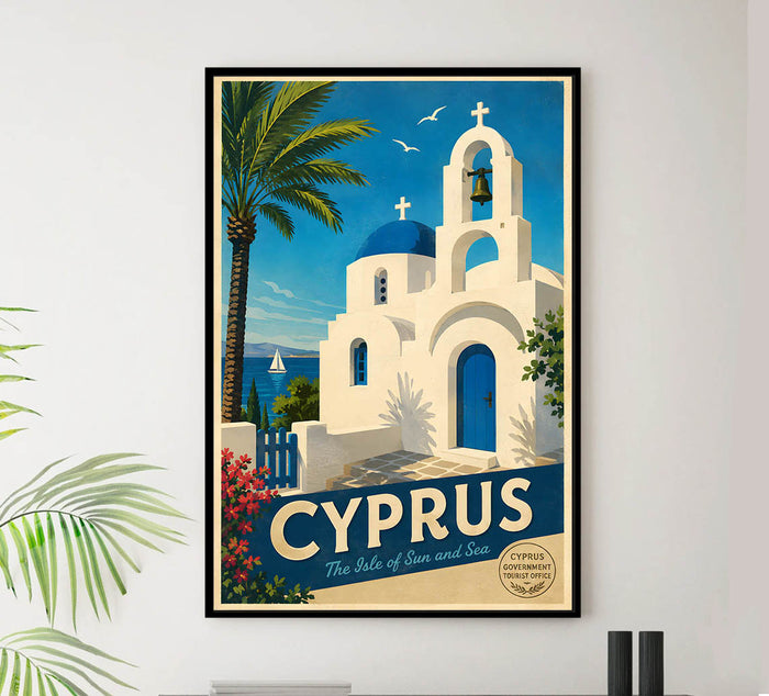 Cyprus - Tourism - v1 - Vintage Travel Poster