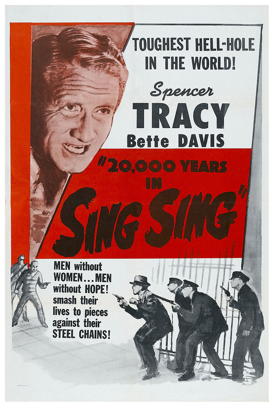 20,000 Years in Sing Sing 1932 - US - v1 - Classic Movie Poster