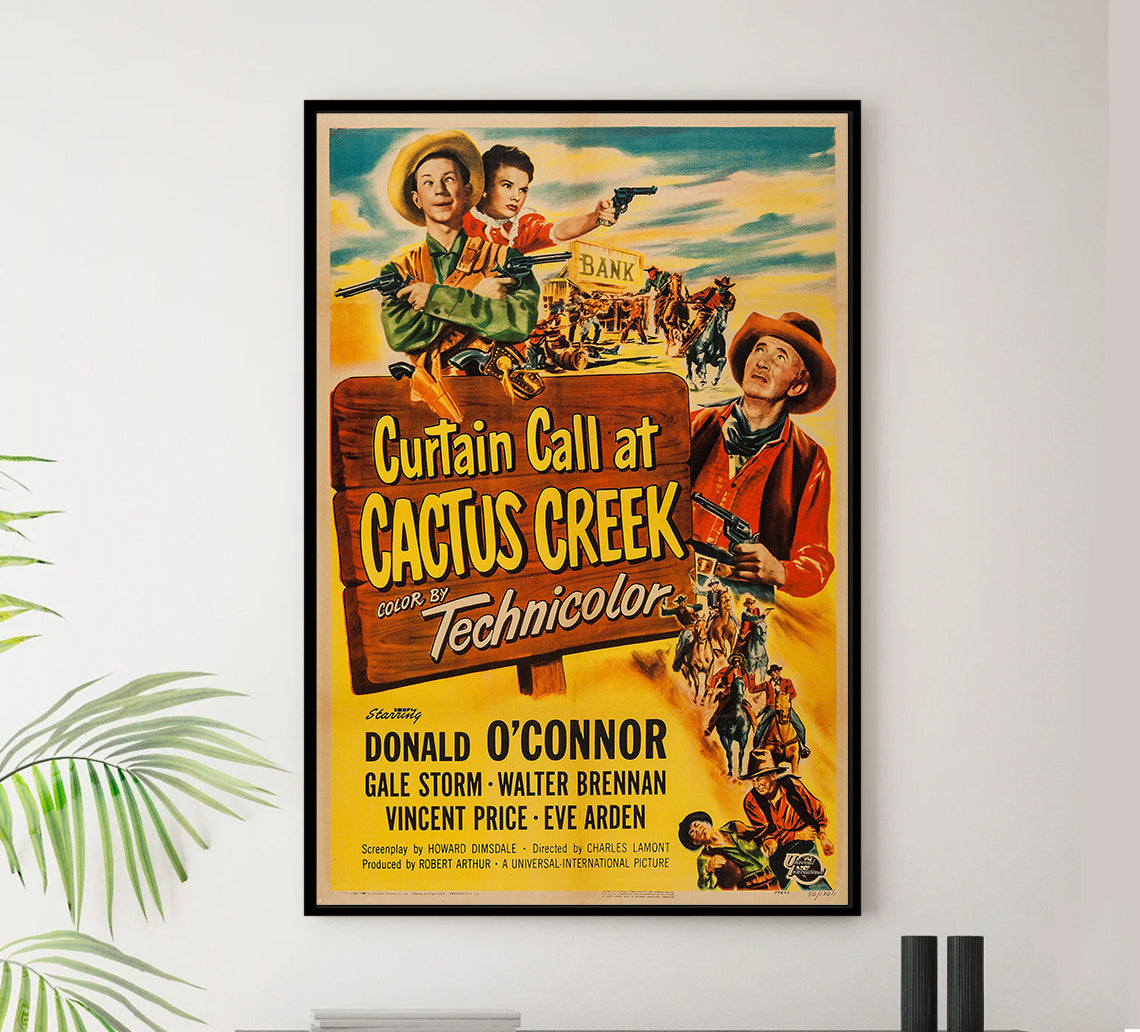 Curtain Call at Cactus Creek 1950 - US - v1 - Classic Movie Poster