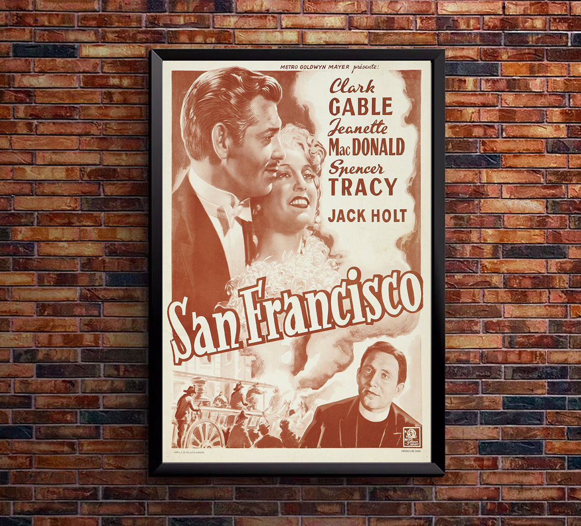 San Francisco 1936 - Belgium - v1 - Classic Movie Poster
