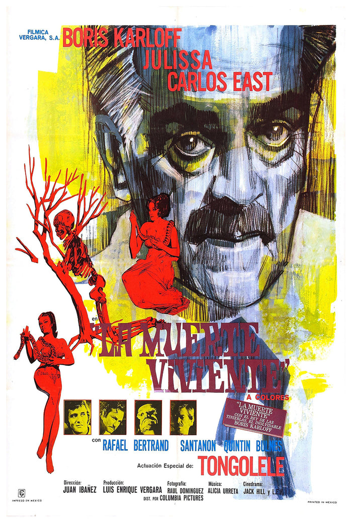 La muerte viviente 1971 - Mexico - v1 - Classic Movie Poster