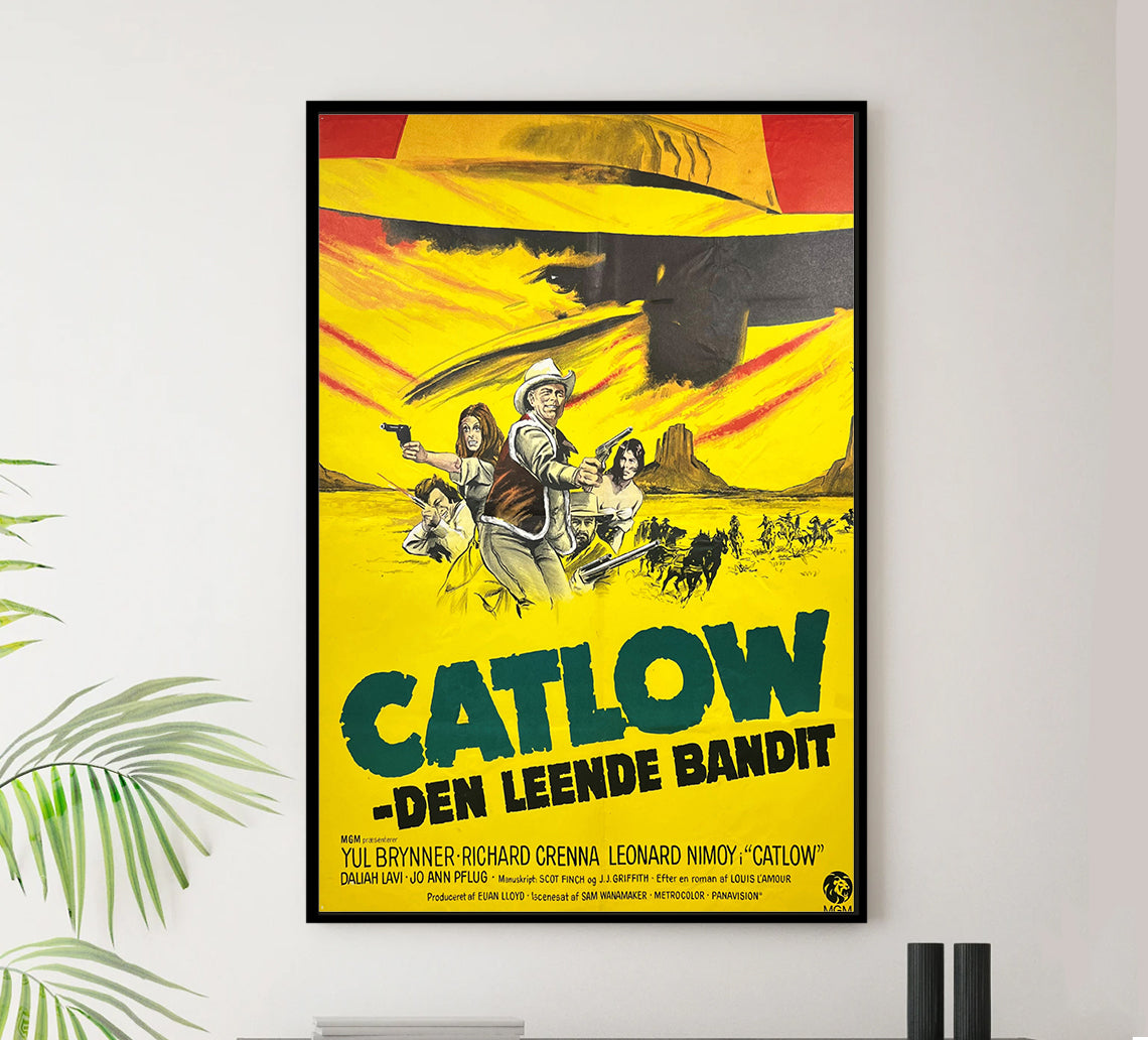 Catlow 1971 - Denmark - v1 - Classsic Movie Poster