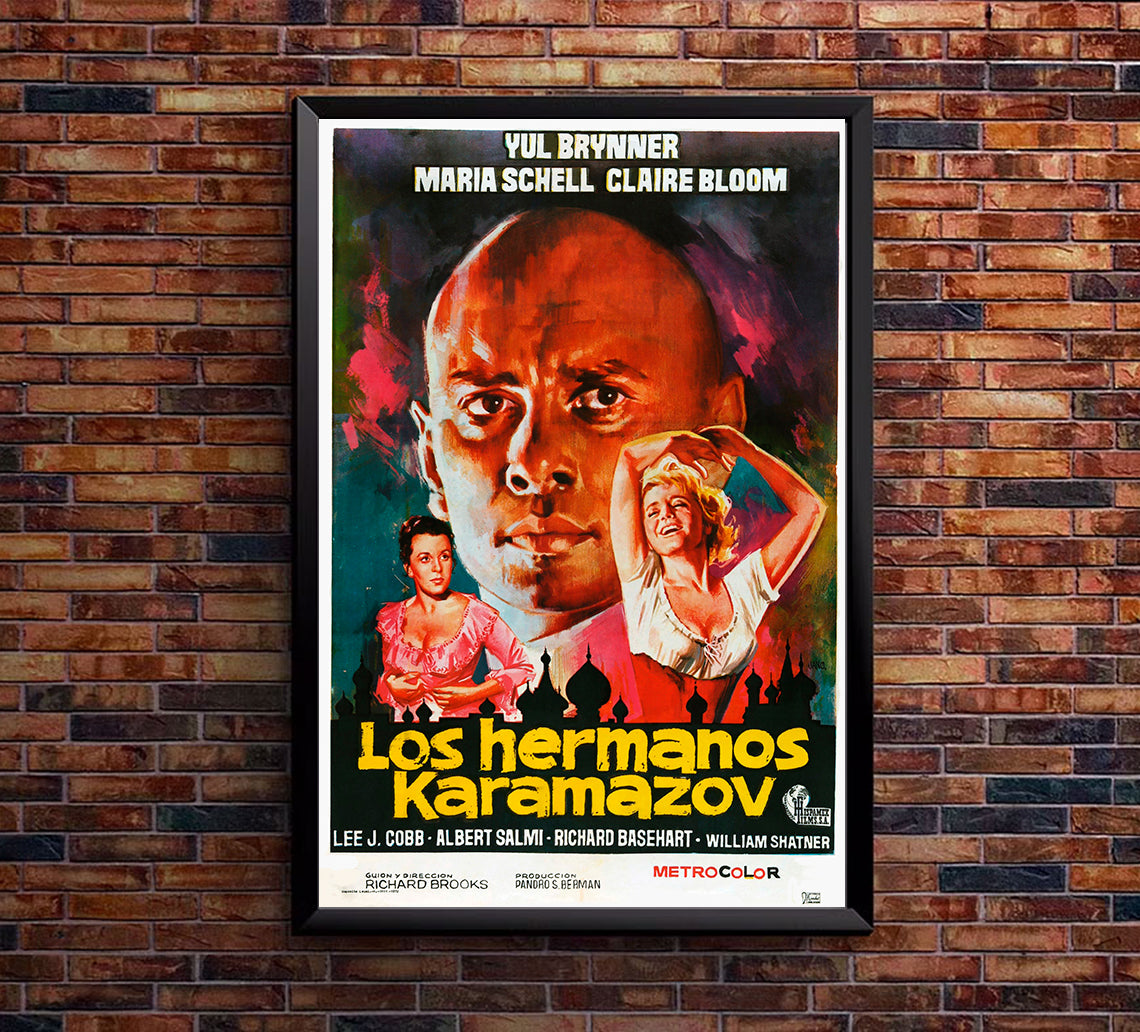 The Brothers Karamazov 1958 - Spain - v1 - Classsic Movie Poster