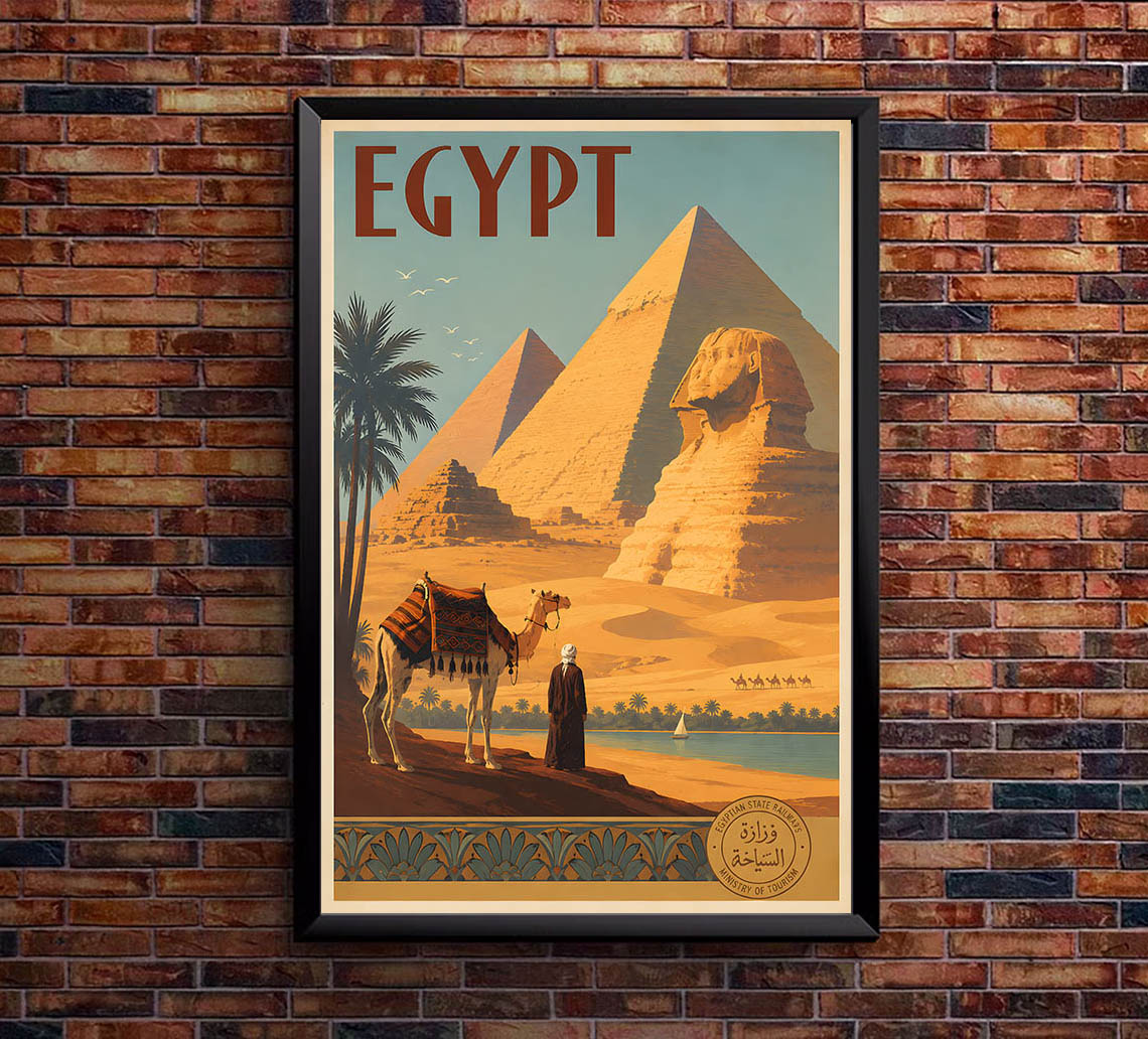 Egypt - Tourism - v1 - Vintage Travel Poster