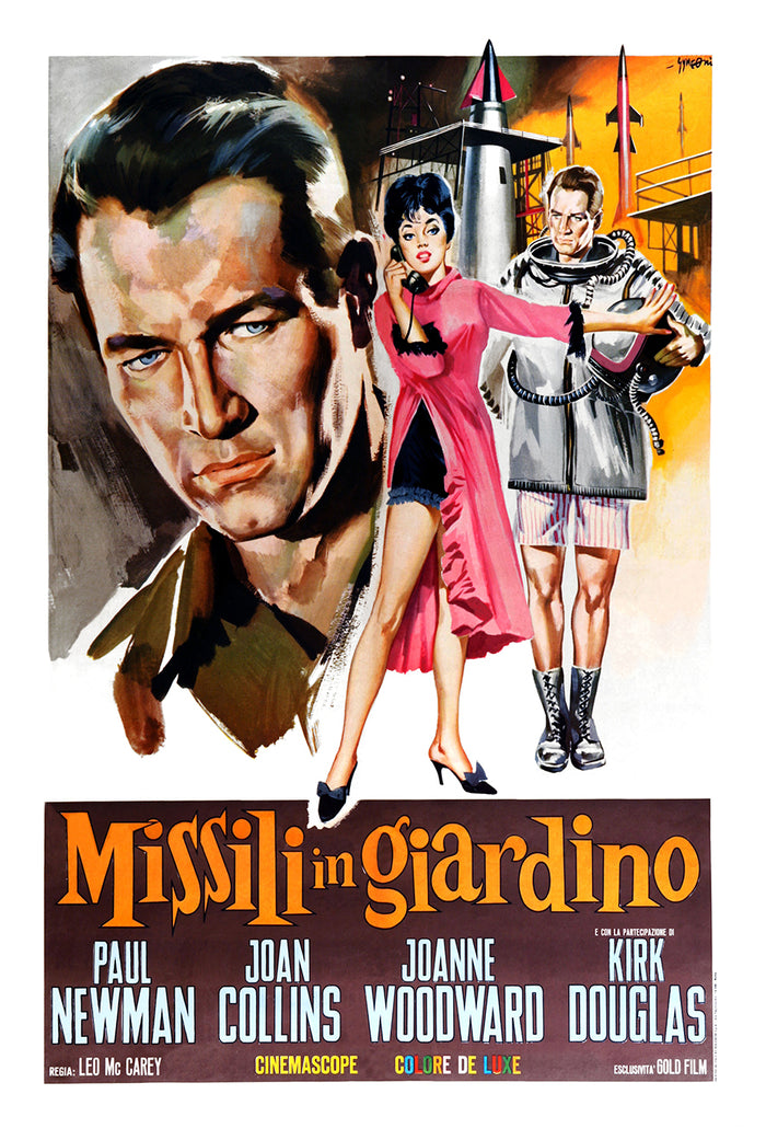 Rally 'Round the Flag, Boys! 1958 - Paul Newman - Italy - Classic Movie Poster