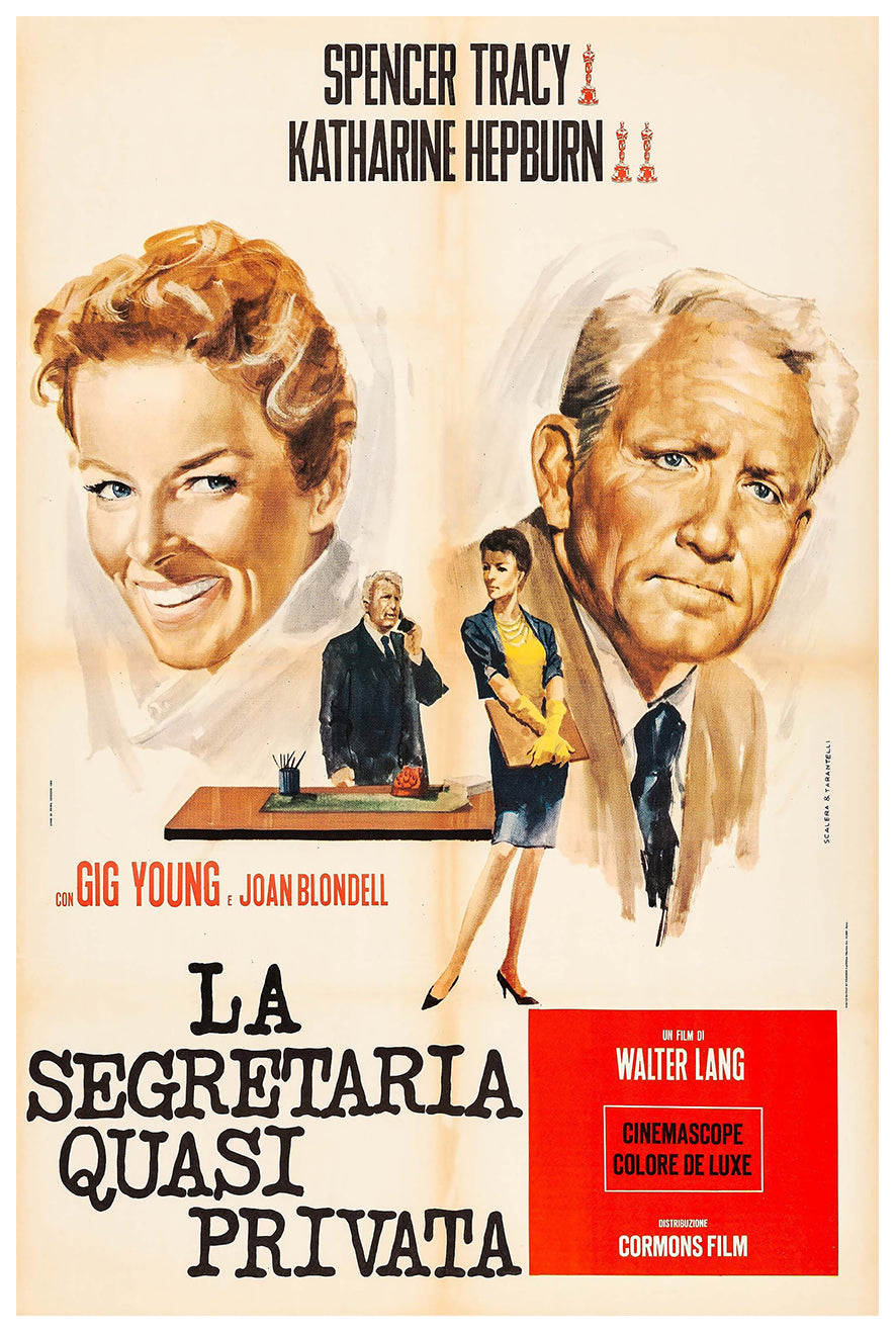 Desk Set 1957 - Italy - v2 - Classic Movie Poster