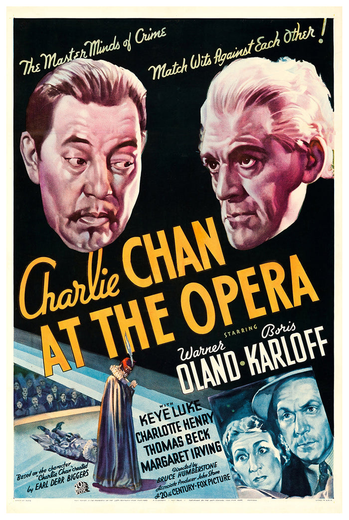 Charlie Chan at the Opera 1936 - US - v2 - Classic Movie Poster